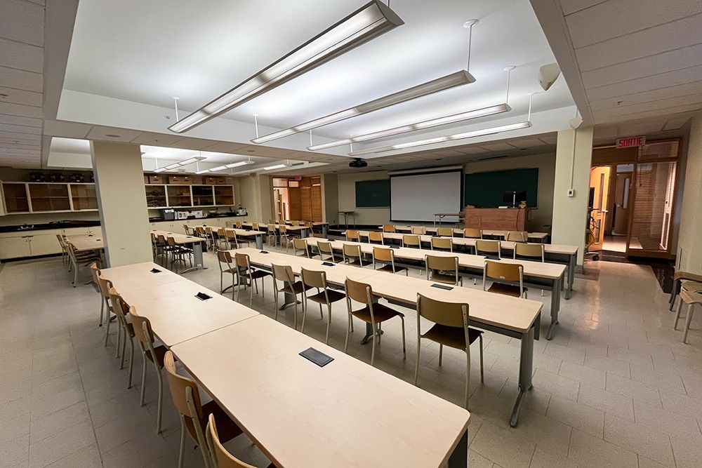 Salle de classe du pavillon Abitibi-Price