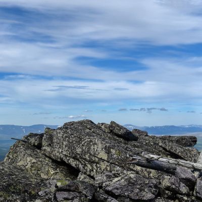 Paysage naturel en montagne rocheuse